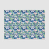 Preppy Palm Beach Golfkarren Tissuepapier (Voorkant)