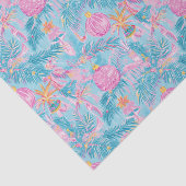 Preppy Palm Beach Kerstbomen & Ornamenten Tissuepapier (Detail)