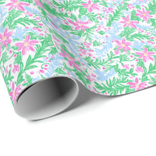 Preppy Palm Beach kerstpuntjes Cadeaupapier