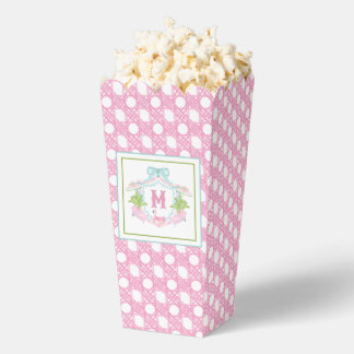 Preppy Palm Beach Monogram Crest Bedankdoosjes