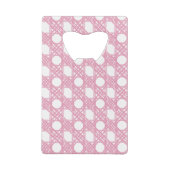 Preppy Palm Beach Monogram Crest Kredietkaart Flessenopener (Achterkant)