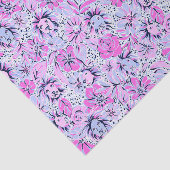 Preppy Palm Beach Print Paarse leeuwen Tissuepapier (Detail)