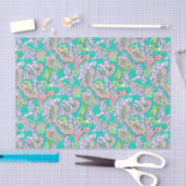 Preppy Palm Beach Print tijgers en papaja's Tissuepapier (Craft)