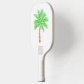 Preppy Palm Tree Monogram Carbon Fiber Pickleb Pickleball Paddle (Links)