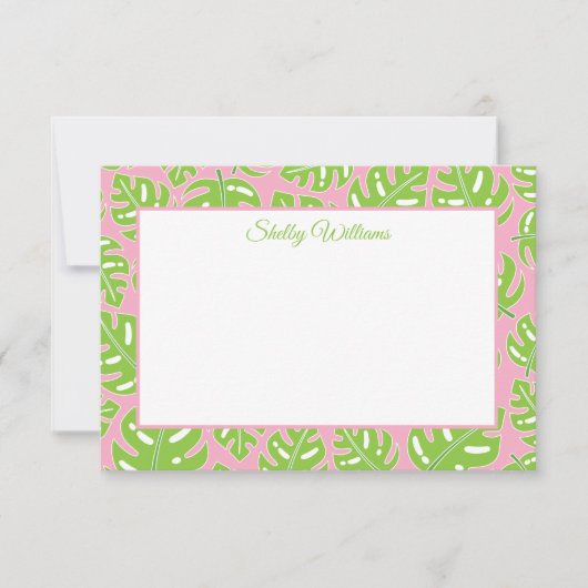 Preppy Palms - Aangepaste briefkaarten (Voorkant)