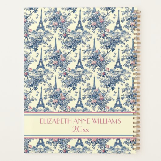 Preppy Parisian Toile Monogram (Dos)