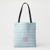 Preppy pastel gestript Tas (Voorkant)