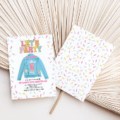 Preppy Patch jean jas 6E Verjaardag Kaart