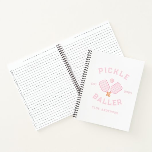 Preppy Pickle Baller Notitieboek (Binnen)