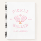 Preppy Pickle Baller Notitieboek (Voorkant)