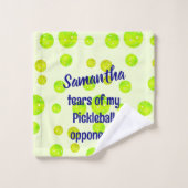Preppy Pickleball Dink responsable fête d'annivers (Gant de toilette)