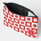 Preppy Pickleball Schaakbord - Rood & Wit Etui (Open)