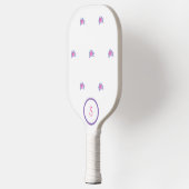 Preppy Pink Crab Monogram Pickleball Paddle (Links)
