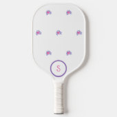 Preppy Pink Crab Monogram Pickleball Paddle (Voorkant)