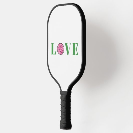 Preppy Pink Pickleball Love Pickleball Paddle (Links)