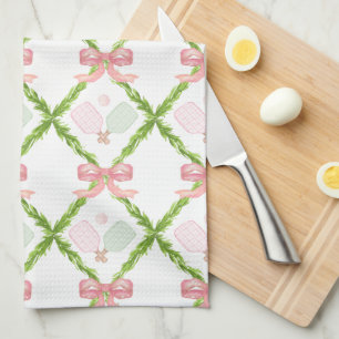 Preppy Pink Pickleball Paddle Theedoek