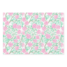 Preppy Pink Rose Garden