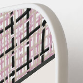 Preppy Pink Tweed Monogram Pickleball Paddle (Links Detail)