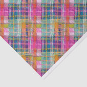 Preppy Plaid, diagonaal nummer 5 Tissuepapier (Detail)