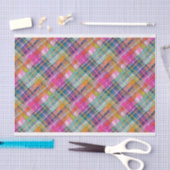 Preppy Plaid, diagonaal nummer 5 Tissuepapier (Craft)