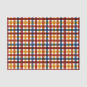 Preppy Plaid Patterned Tissuepapier (Voorkant)