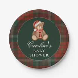 Preppy Polo Bear Baby Shower Paper Plates Papieren Bordje