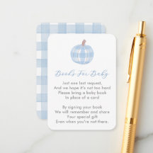 Preppy Pompoen Bouw Baby's Bibliotheek Baby Shower
