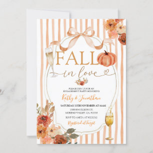 Preppy Pumpkin Herfst in Love Arch Engagement Part Kaart