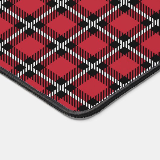 Preppy Red Grid Check Design (Coin)