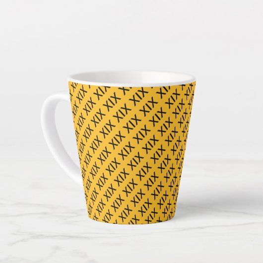 Preppy Roman Numeral XIX 19th Amendment Suffrage Latte Mok (Linkerhoek)