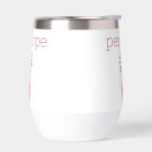 Preppy roze ananas gepersonaliseerd (Links)