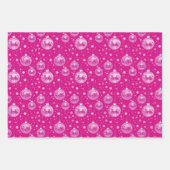 Preppy Roze Disco Kerst inpakpapier Vel (Voorkant 2)