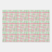 Preppy Roze en Groen Verpakkingsdocument (Reeks va Inpakpapier Vel (Voorkant 2)