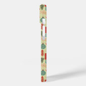 Preppy Roze en Mint Groene Coquette Kerstmis Case-Mate iPhone Case (Achterkant / Links)