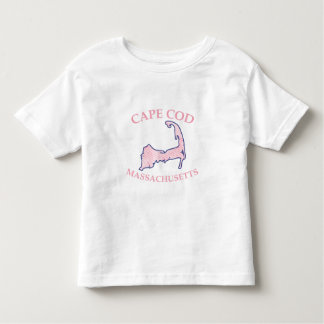 Preppy Roze Gestreepte Kaap Kabeljauw Silhouet Kinder Shirts