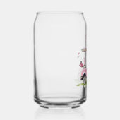 Preppy roze golfkar Monogram Blikvorm Glas (Rechts)