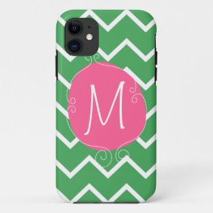 Preppy Roze Groen Hoesje - Mate iPhone 5 Mally MAC