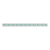 Preppy Roze & Groene Kerst Mokken Grosgrain Lint (Voorkant)