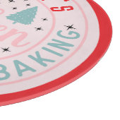 Preppy Roze Kerst Custom Kitchen Snijplank (Hoek)