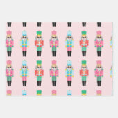 Preppy Roze Notenkraker Wrapping Paper Sheets (Voorkant 2)