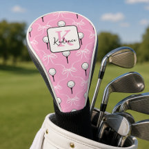 Preppy Roze Witte Strikpatroon Monogram 