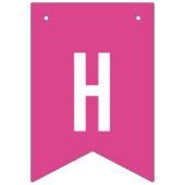 Preppy Safari Animal Silhouette Birthday Banner (Tweede vlag)