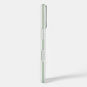 Preppy Sage Green Stripe Monogram  iPhone 16 Case-Mate iPhone Case (Achterkant / Rechts)
