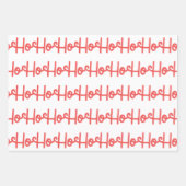 Preppy Santa Claus Pattern Inpakpapier Vel (Voorkant 2)