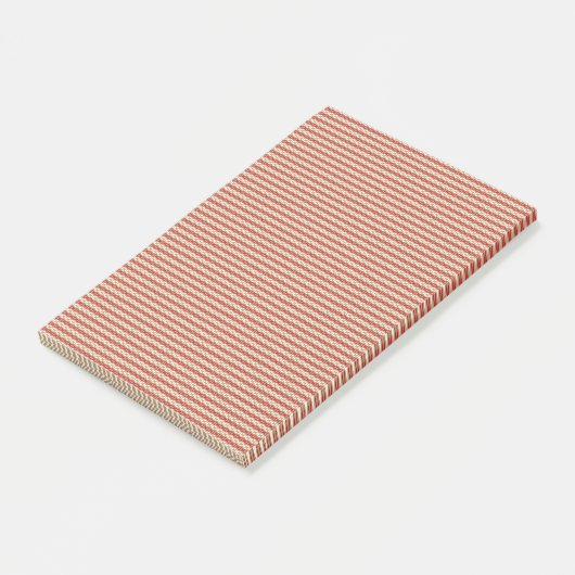 Preppy Schooljaar Geometrisch Ontwerp Post-it® Notes (Schuin)