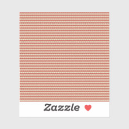 Preppy Schooljaar Geometrisch Ontwerp Sticker