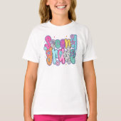 Preppy Second Grade First Day of School Coquette T-shirt (Voorkant)