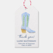Preppy Southern Cowgirl Boot Afstuderen Cadeaulabel (Voorkant)