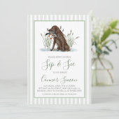 Preppy Southern Duck Hunter Sip en See Kaart (Staand voorkant)