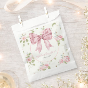 Preppy Southern Pink Girl Bloemen Baby shower Bedankzakje